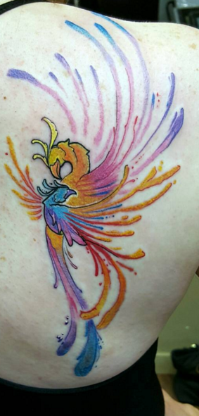 Tattoos - Watercolor Phoenix - 112215